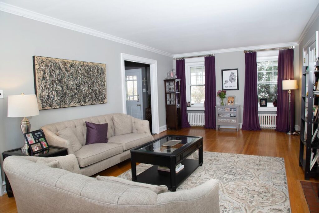 Painted interior of residential home