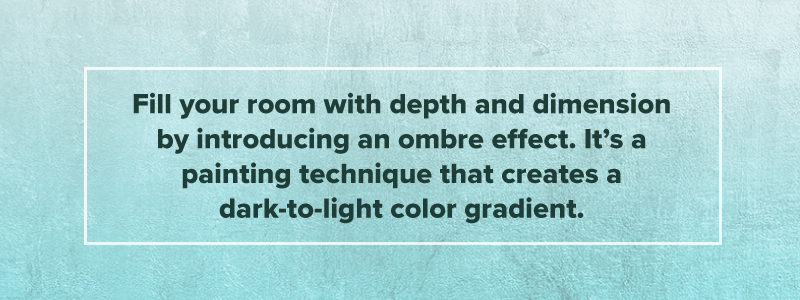 ombre house painting