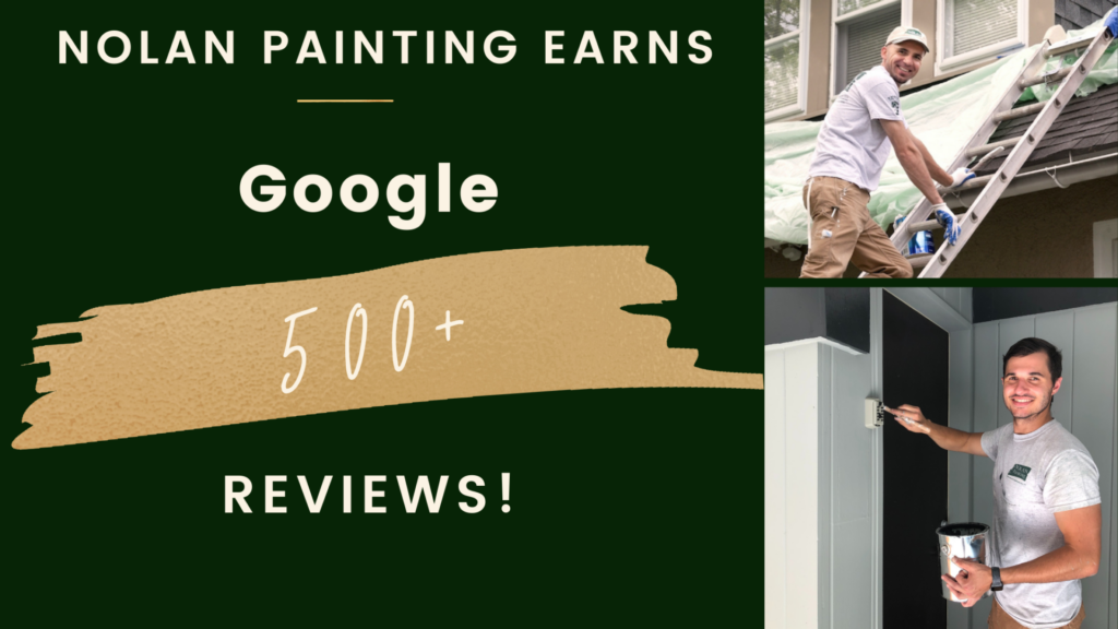 Nolan Painting Earns 500+ Reviews