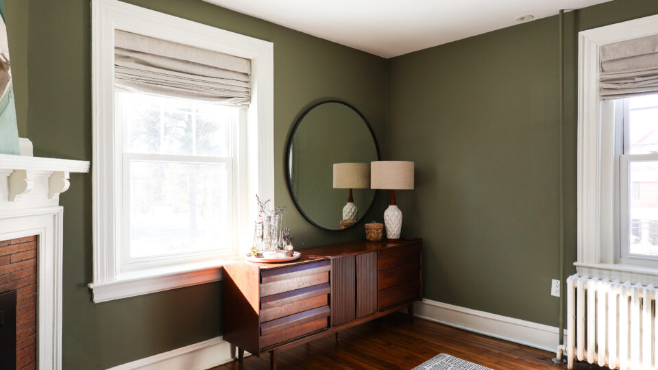 Olive Green Bedroom